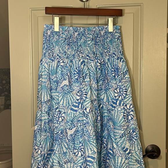Lilly Pulitzer NWT Aston Maxi Set Amalfi Blue Size M - Picture 6 of 6